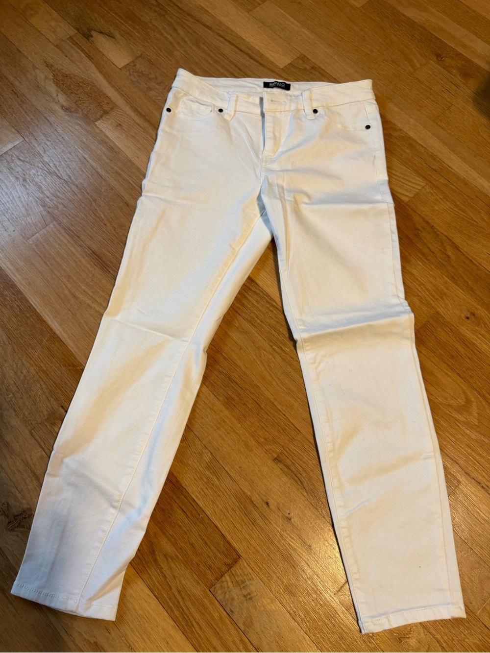 Buffalo David Bitton Women’s White Skinny Jeans - Clean Classic
